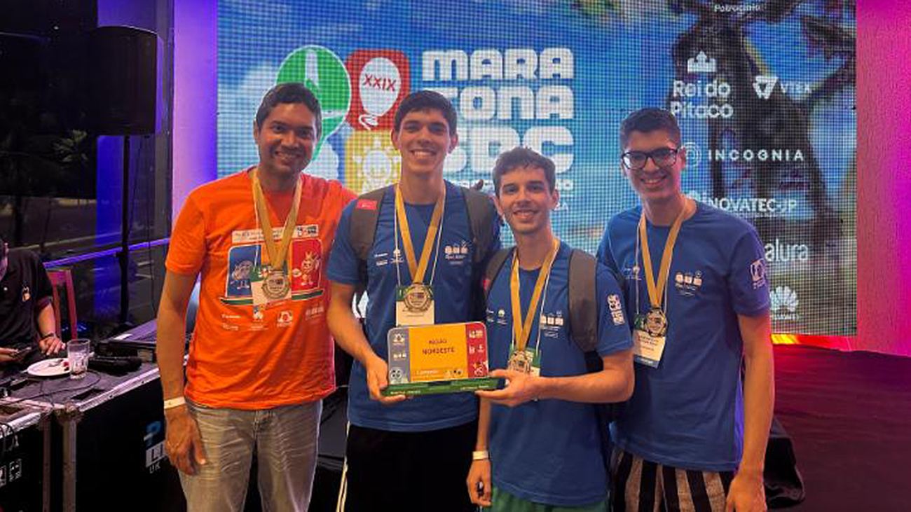 imagem destaque da notícia UFCG conquista medalha de ouro na Maratona de Programação da SBC